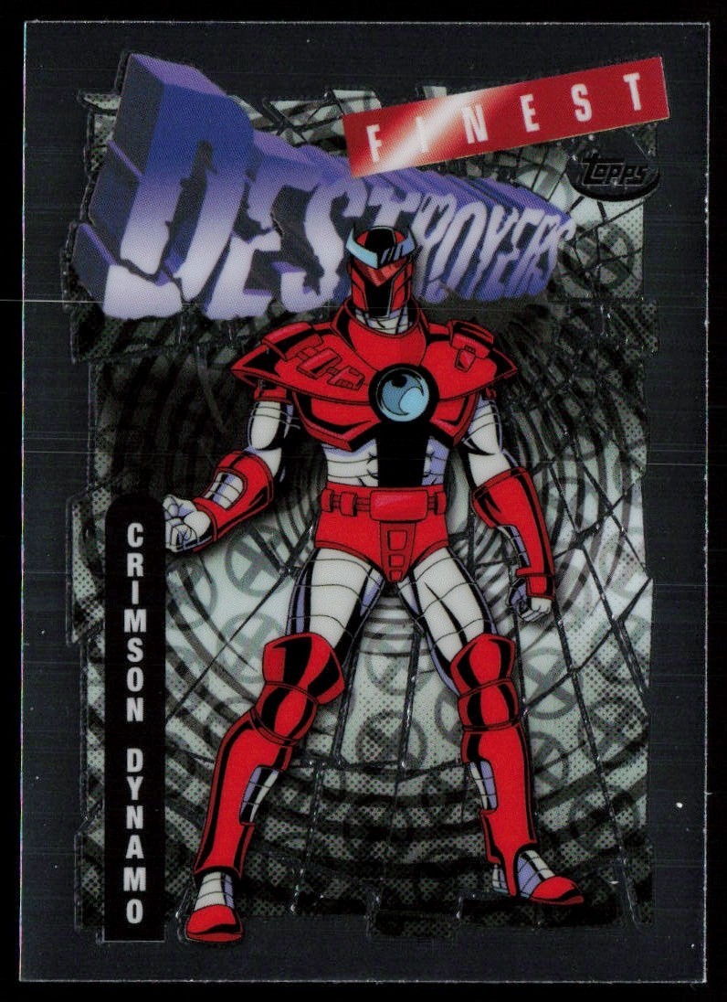 CRIMSON DYNAMO 2025 TOPPS FINEST X-MEN '97 DESTROYERS UNCOMMON #71