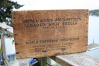 Western Xpert shotgun shell wood shipping box, nailed, 14-3/8x9x8-3/4". — photo 2