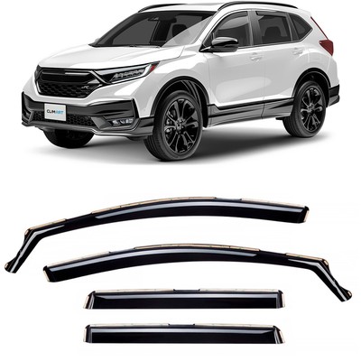 CLIM ART in-Channel Incredibly Durable Rain Guards for Honda CR-V (CRV) 2017-...