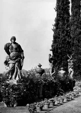 Villa Palmieri Garden Fiesole Tuscany 1910-20 OLD PHOTO