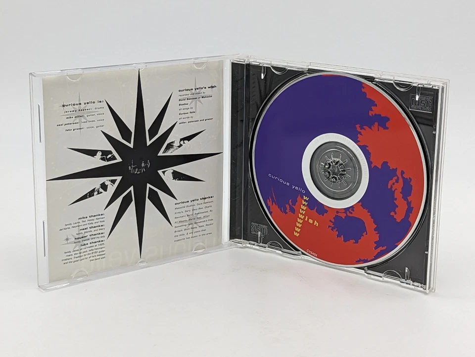 Curious Yello Wish CD 2001 Blonde Eyes December Gamble & Lose Transatlantic Foto 3 de 4