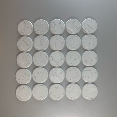 Round Ship Deck Industrial Bases for use with Warhammer 40k AoS Wargames