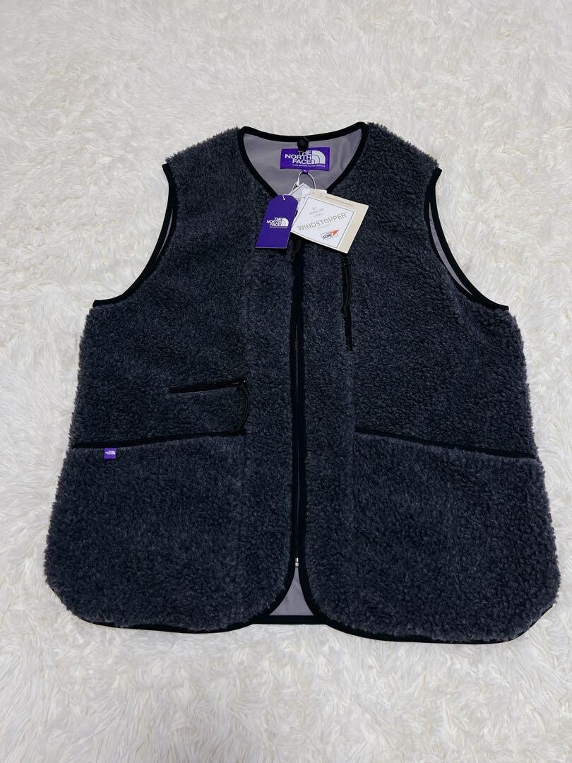 THE NORTH FACE PURPLE LABEL Wool Boa WINDSTOPPER Field Vest THE NORTH FACE PURPLE LABEL Wool Boa WINDSTOPPER Field Vest