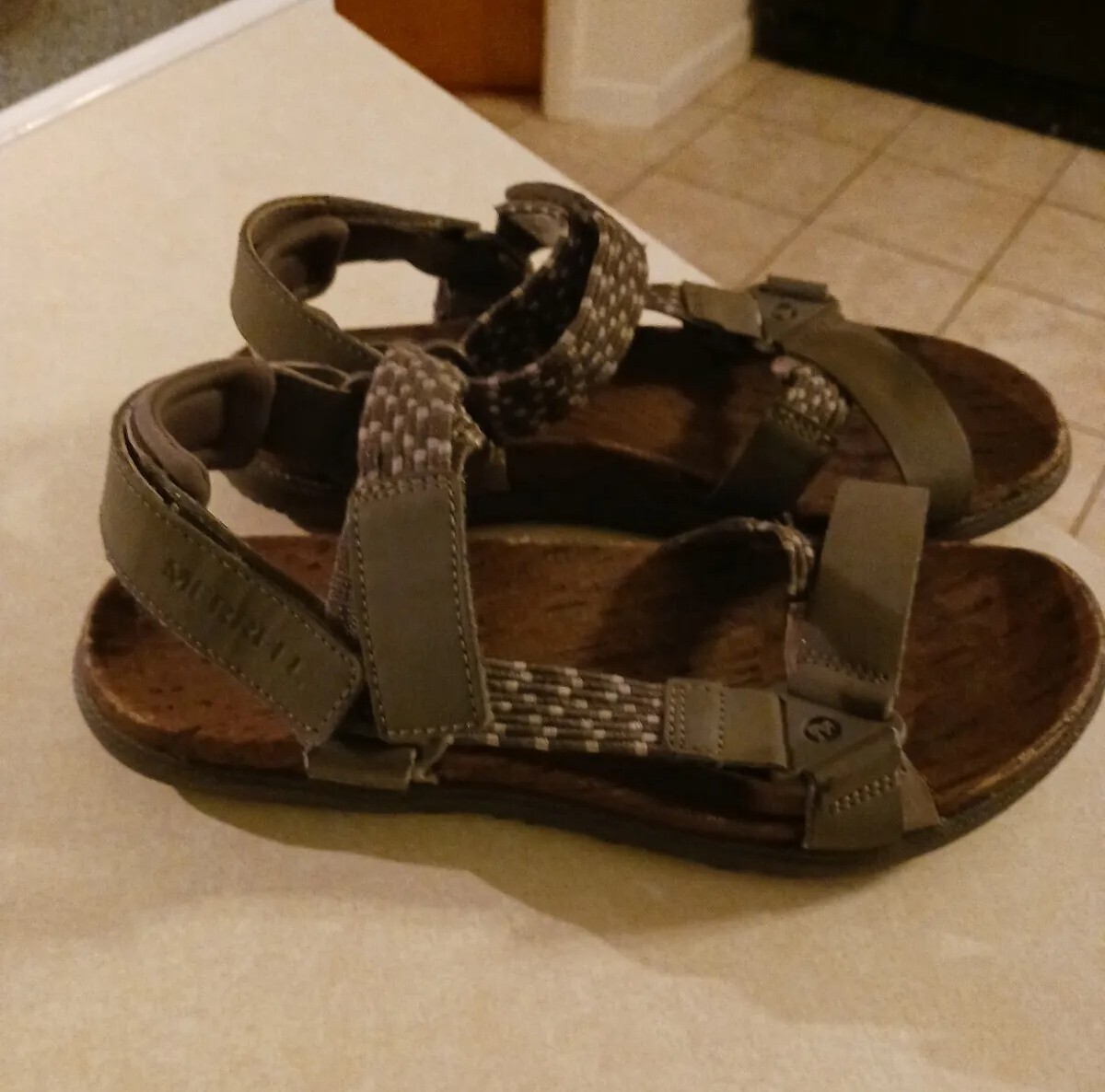 Merrell Boulder sandali sportivi donna scarpe performance marrone taglia 6