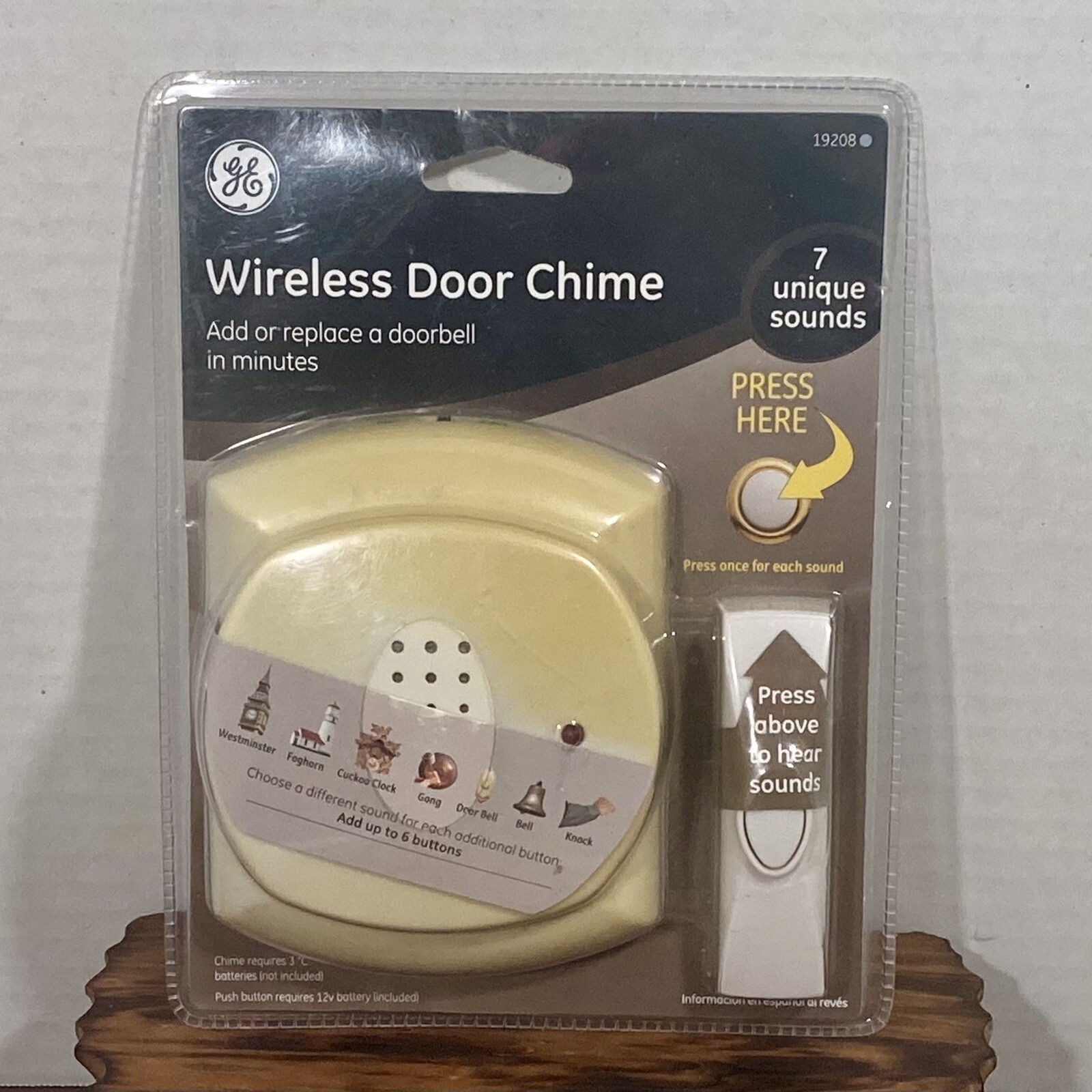 General Electric Wireless Door Chime #19208 Install in Minut