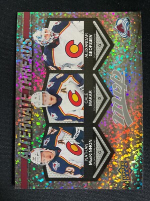 MacKinnon / Makar / Georgiev 2023-24 Upper Deck MVP Alternate Threads #AT-1