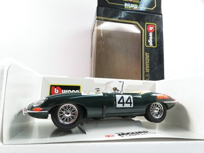 1:18 Bburago 3016 Jaguar E Cabriolet 1961 1000 Miglia No 44 #A3045 