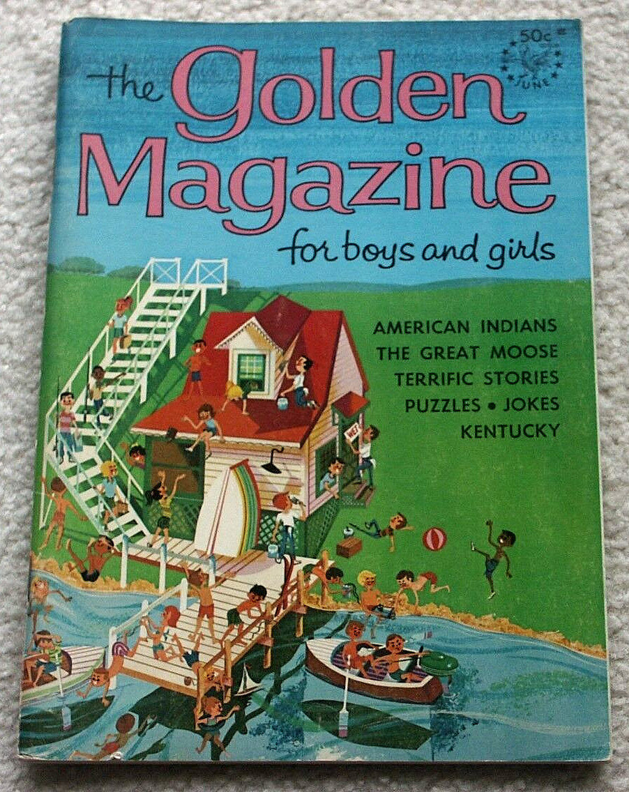 The Golden Magazine Boys Girls Kentucky June 1966 Tutti Barbie Mattel Ads