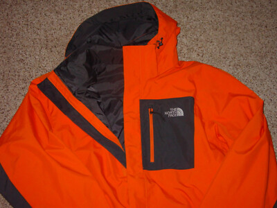 2012 Men's The North Face Face Hyvent AUFR Orange Full Jacket with