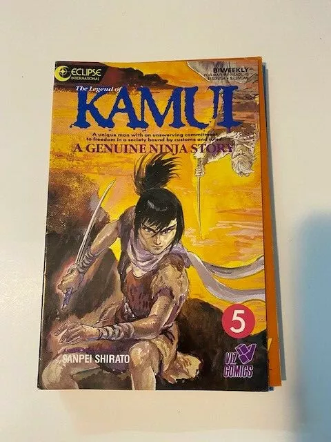 Anime and Manga Comics Kamui #5 Eclipse Comics Sanpei Shirato