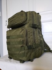 Sac à dos randonnée 50L militaire vert armée tactique