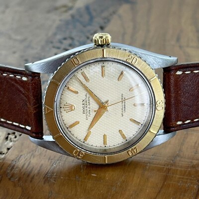 1953 s/gold Rolex  turn-o-graph  ref 6202