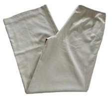 Escada Women's Sz 42 Cream Wool Silk Blend Wide Leg Lightweight Dress Pants NWT