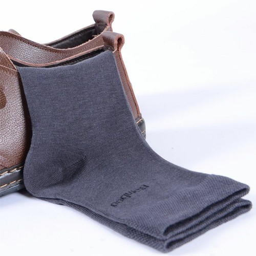 10Pairs/Lot Men Bamboo Socks Brand Comfortable Breathable Casual Business Men's Crew Socks High Quality Guarantee Sox Male Gift main image 0