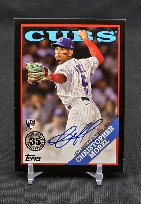 CHRISTOPHER MOREL 2023 Topps 1988 Rookie Black Autograph SN# 44/199