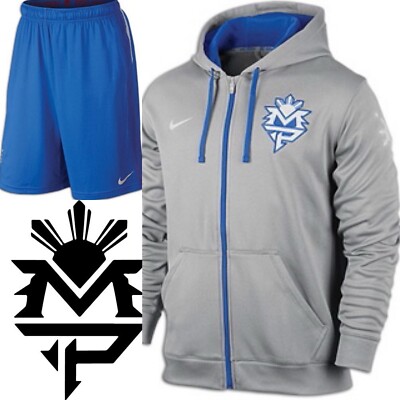 Men s XL Nike Manny Pacquiao Therma Fit Zip Hoodie shorts Hyperko