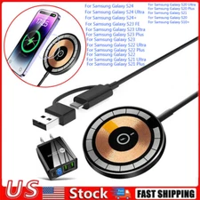 Charger For Samsung GalaxyS25 S24 S23 S22 S21 S20 Magnetic Wireless Charging Pad