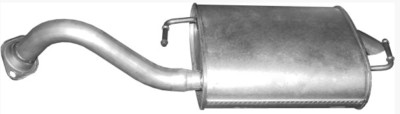 Polmo Rear Exhaust Muffler for Toyota Corolla Hatchback 1.4 1.6 16V