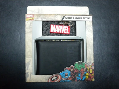 Mens Wallet and Keyring Comic Characters Set Christmas Stocking Filler