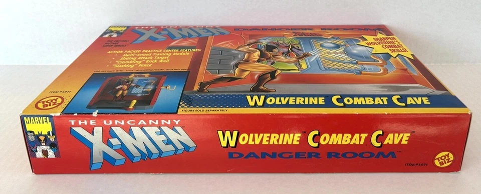 Marvel X-Men Wolverine Combat Cave Danger Room Juego De Colección 1991 Toy Biz Foto 4 de 4