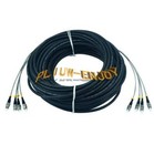 100M 4 Cores Field Outdoor Fiber Cable ST-ST 4 Strand 9/125 SM Fiber Patch Cord