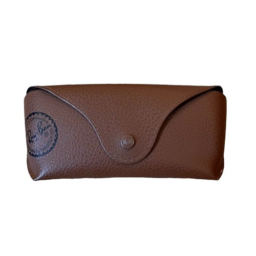 RAY BAN SUNGLASSES LEATHER CASE ONLY BROWN | eBay