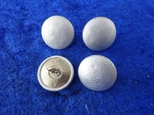 A24-33) 4x Uniform Knopf Button Bundeswehr WWII BGS Polizei 21mm silber