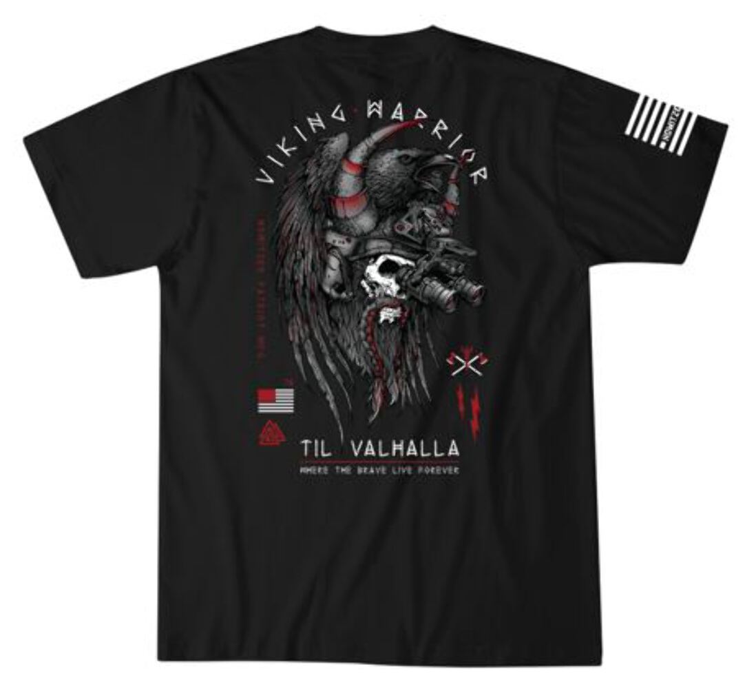 T shirt uomo stile Howitzer fila vichinga grugnito militare MFG