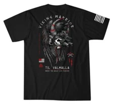 Howitzer Style Men's T-Shirt Viking Row Military Grunt MFG