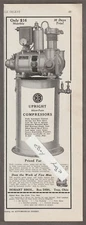 1929 HOBART Bros. UPRIGHT COMPRESSOR Magazine AD~STANDARD PRESS STEEL/Hallowell