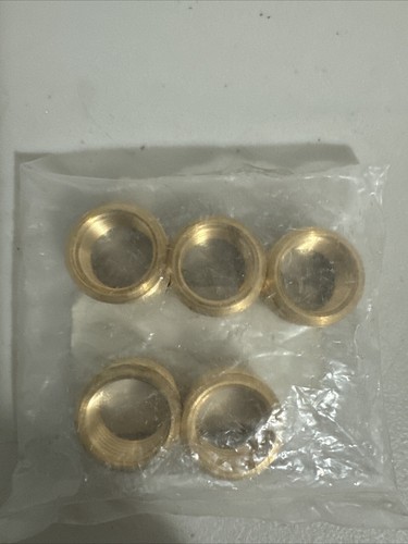 BRASS FACE BUSHING REDUCING NPT THREADS PIPE FITTING 3/4 MALE X 1/2 FEMALE QTY 5