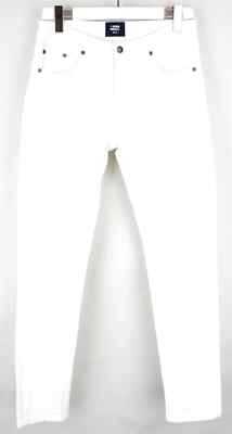 DENIM PROJECT Mr. Red 002 White Slim Herrenjeans W32/L34 Stretch Zip Fly Ivory