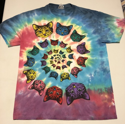 spiral cat shirt