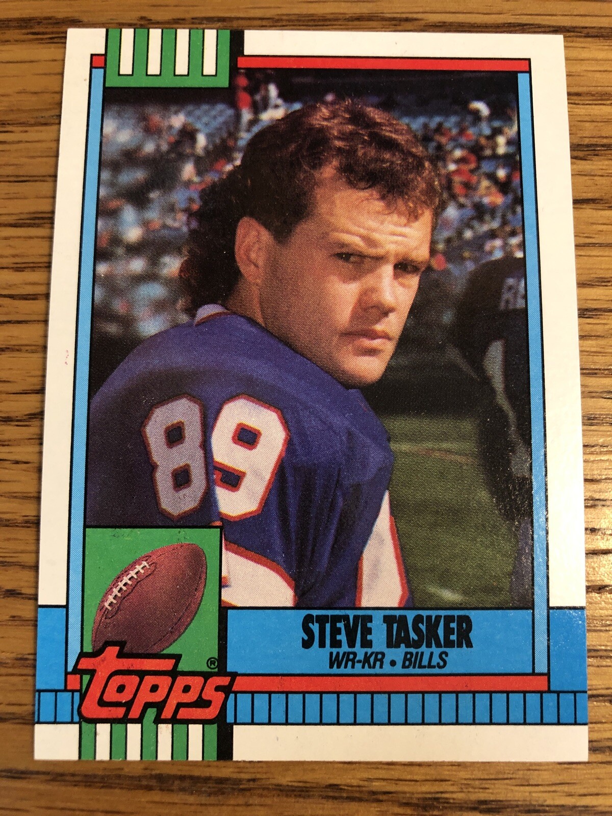 Steve Tasker 1990 Topps Buffalo Bills #202   *4050*