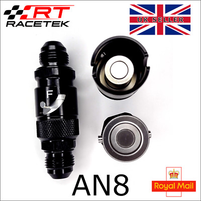 Dry Break Kraftstoff Schnellstecker AN8 AN-8 8AN JIC 3/4''x16 Race Rally Leistung