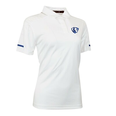 Eastern Illinois Panthers NCAA Women's White Team Iconic Coaches Polo Shirt