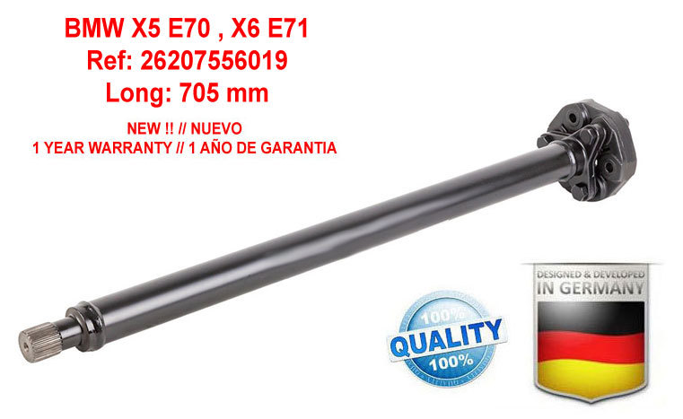 Arbre de transmission 26207556019 anti-vibration pour SUV BMW X5 X6 xDrive