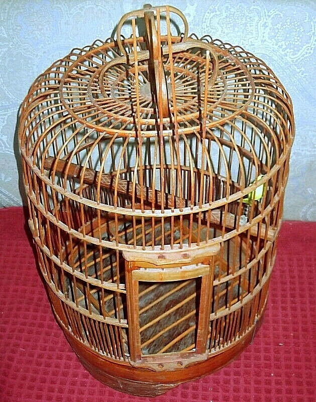 THAI BAMBOO BIRD CAGE.