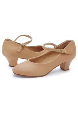 Balera Adult 1.5'' Heel Character Shoes - Caramel - New in Box - Size 10 Medium