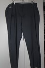 MEN'S ADIDAS CLIMA-LITE FLAT FRONT GOLF PANTS 38X30 GREY GRAY 100% POLYESTER — photo 1
