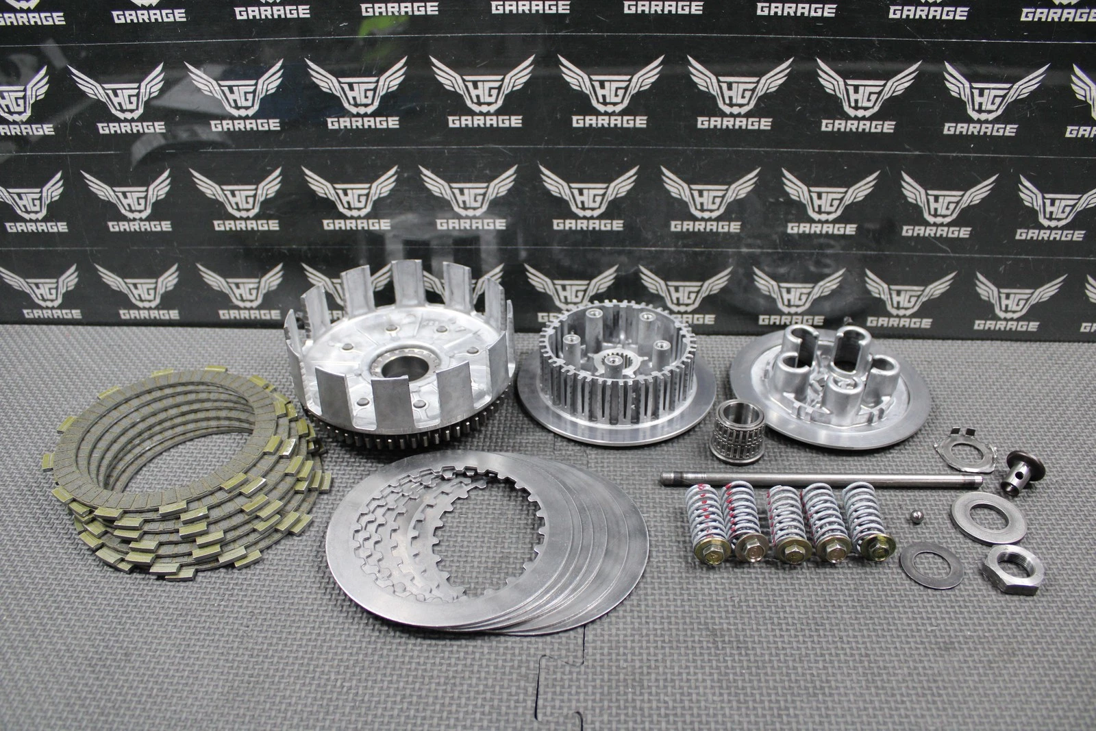 1988 87-99 HONDA CR125R OEM COMPLETE CLUTCH W PLATES BASKET HUB 22100-KZ4-700