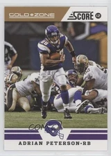 2012 Score Gold Zone Adrian Peterson #133