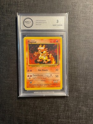 Magmar 36/102 Base Set AA-Grading 3 Very Good
