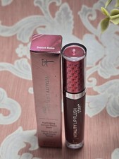 It Cosmetics Vitality Lip Flush Stain Lip Softening Gloss In Soft Sweet Rose