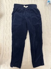 Sz 6 Vineyard Vines Navy Blue Corduroy Jogger Pants Kids Drawstring Pull-up