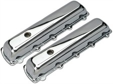 Trans-dapt 9391 Chrome Plated Steel Valve Cover Short For 64-88 Olds 330-455