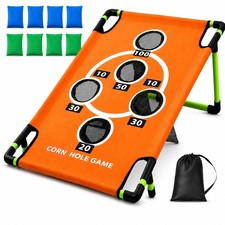 2026 Upgraded Arcade Style Cornhole Board with 8 Bean Bags 3x2 FT Regulation ...