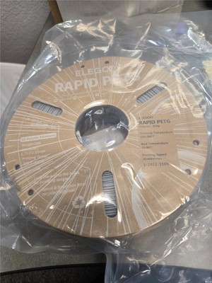 = Elego Rapid Petg 3D Printer Filament Grey 1-2411-1109 NEW