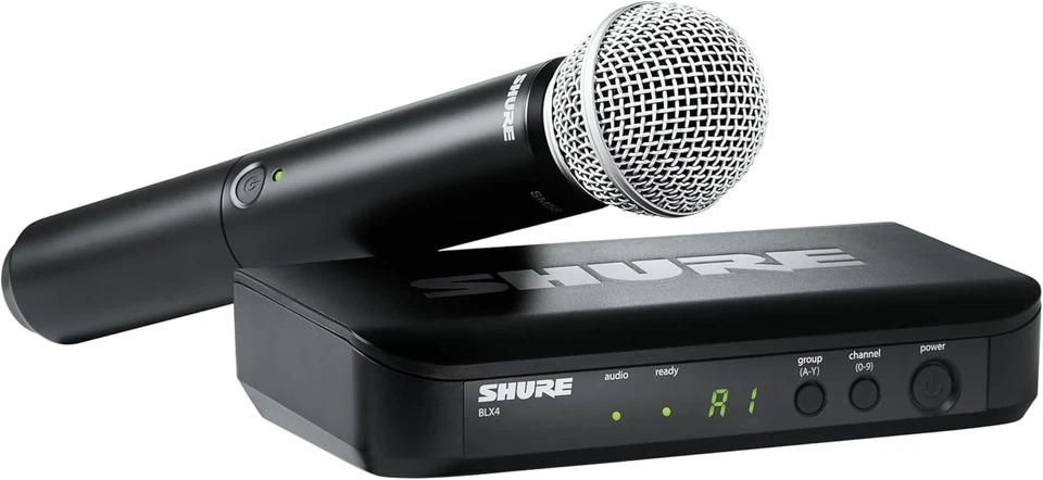 Shure BLX24/PG58 Wireless Microphone System Portable Vocal Microphone - Image 3 of 4