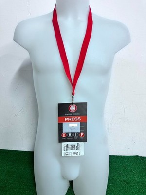 Pass Stadium Journalist Olimpia Milano Basketball No Jersey Shirt Match Worn